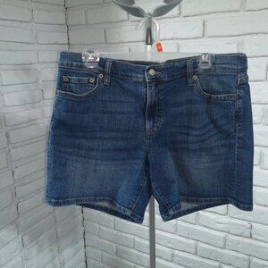 Banana Republic Jeans Ladies Size 30 Medium Wash Straight Fit Jean Shorts